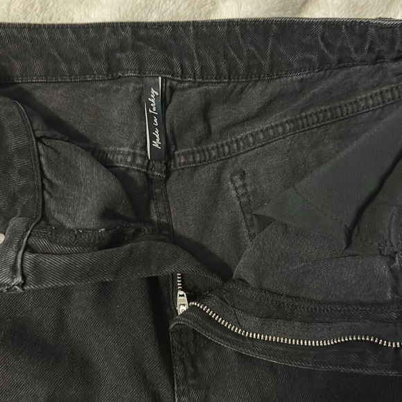 AsYou black jean shorts - Picture 5 of 6